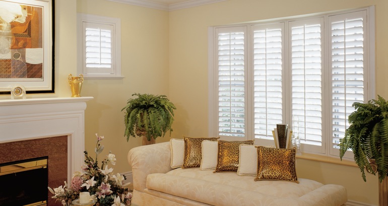 Philadelphia living room shutters